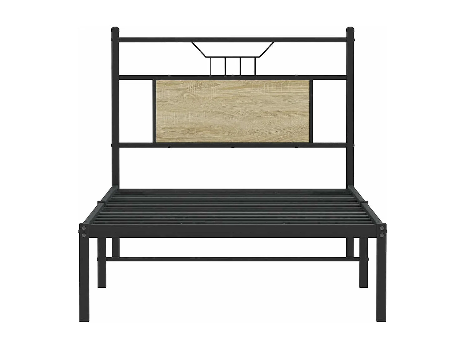 Cadre de lit sans matelas chêne sonoma 90x190 cm
