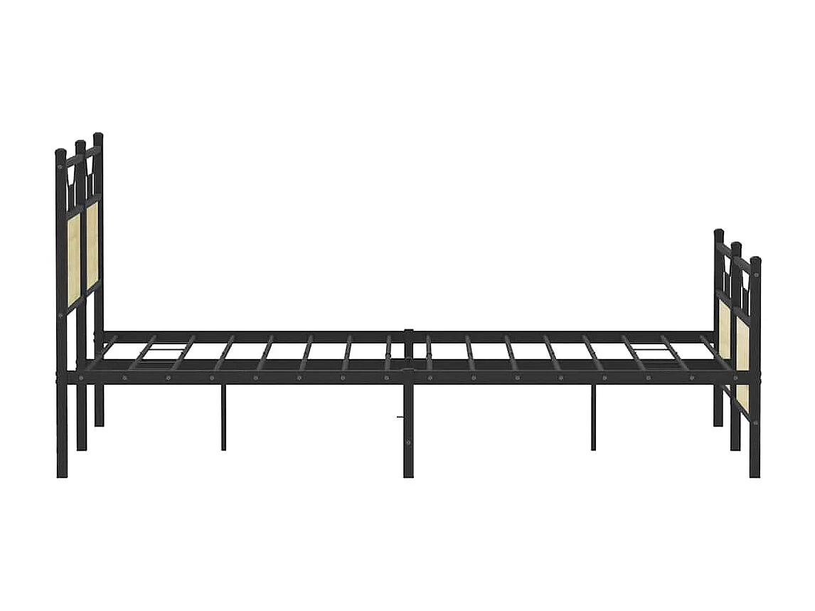 Cadre de lit sans matelas chêne sonoma 140x190 cm