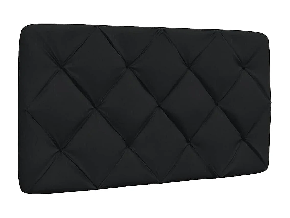 Lit avec matelas noir 80x200 cm tissu