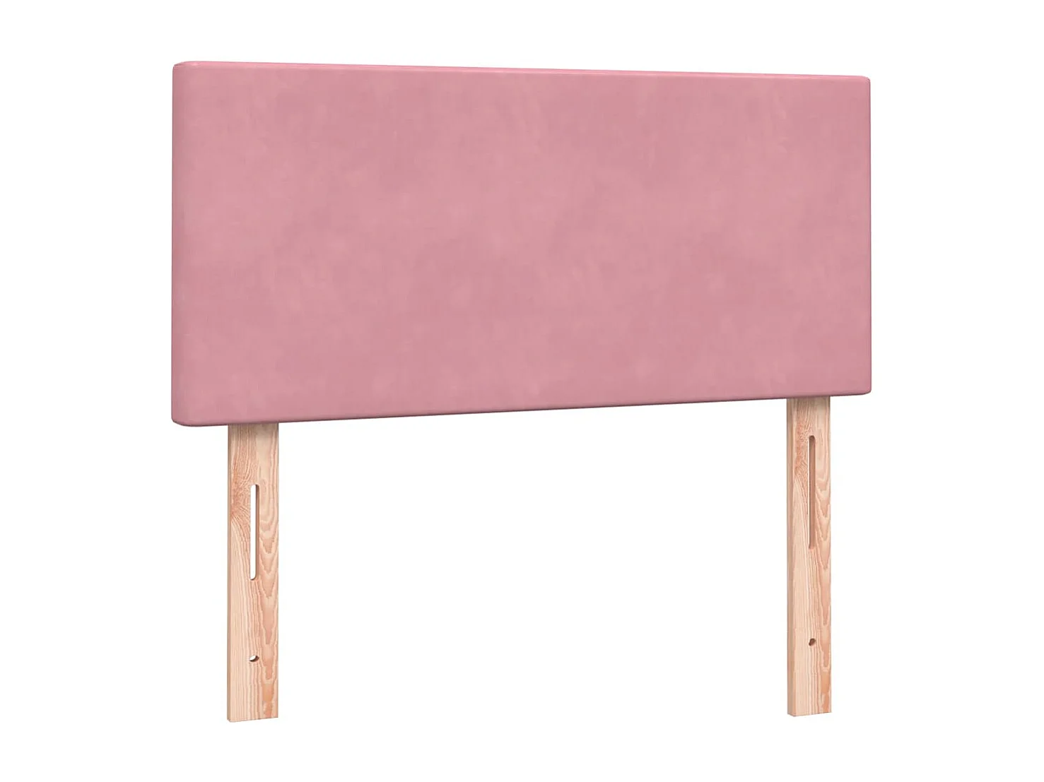 Cama com molas/colchão rosa 90x220 cm veludo