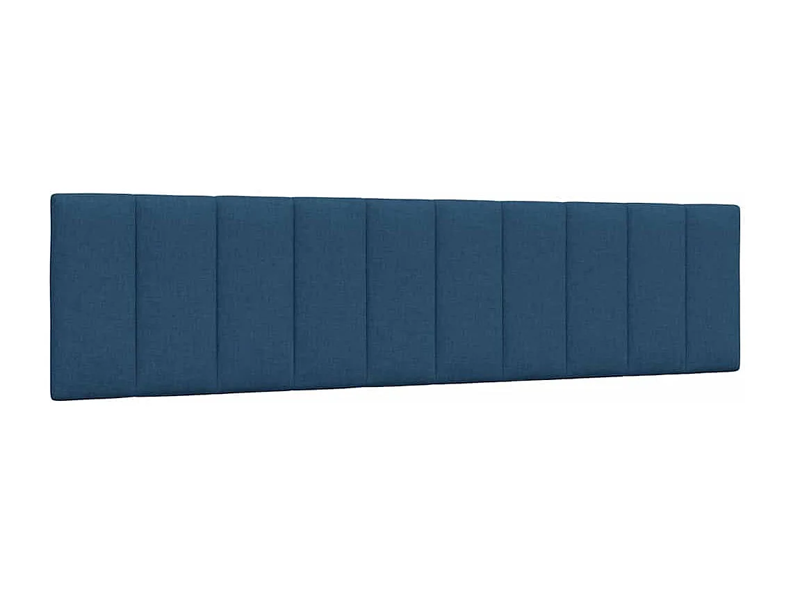 Lit avec matelas bleu 200x200 cm tissu