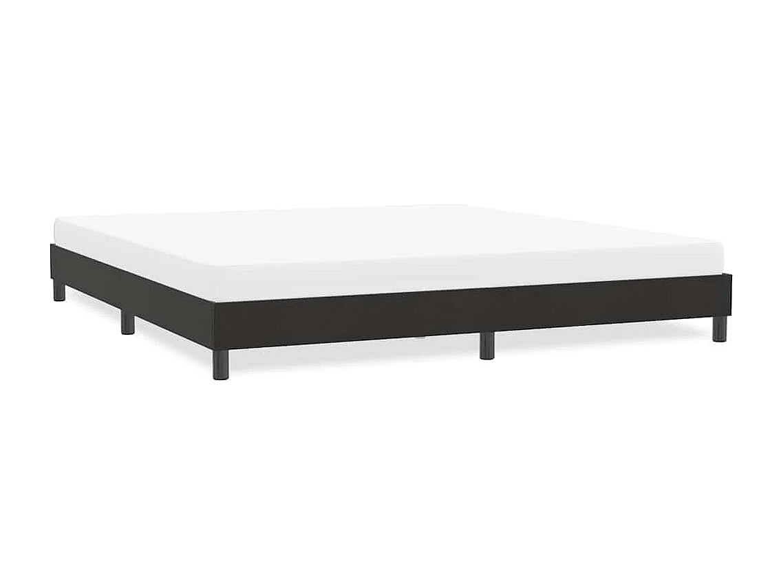 Bedframe zonder matras 180x220 cm fluweel zwart