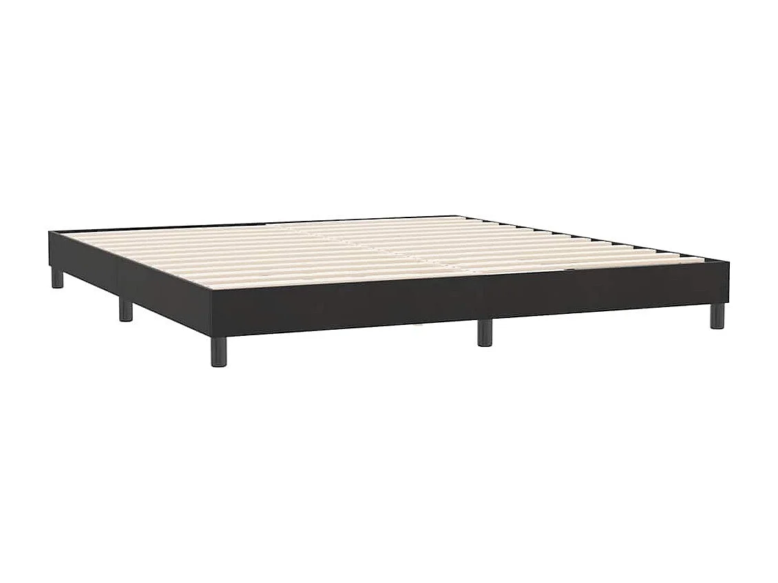 Bedframe zonder matras 180x220 cm fluweel zwart