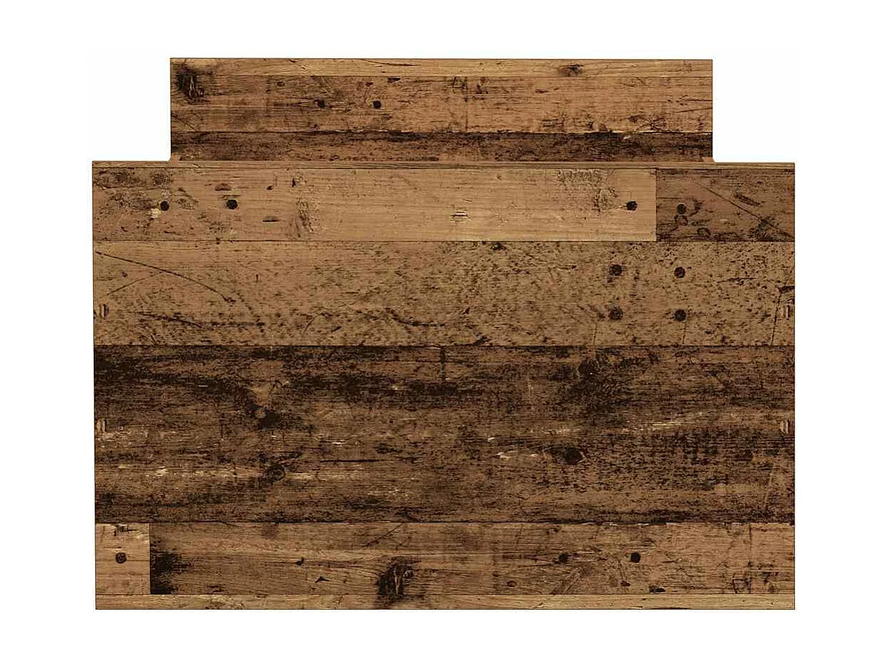 Cadre de lit sans matelas vieux bois 90x200 cm bois ingénierie