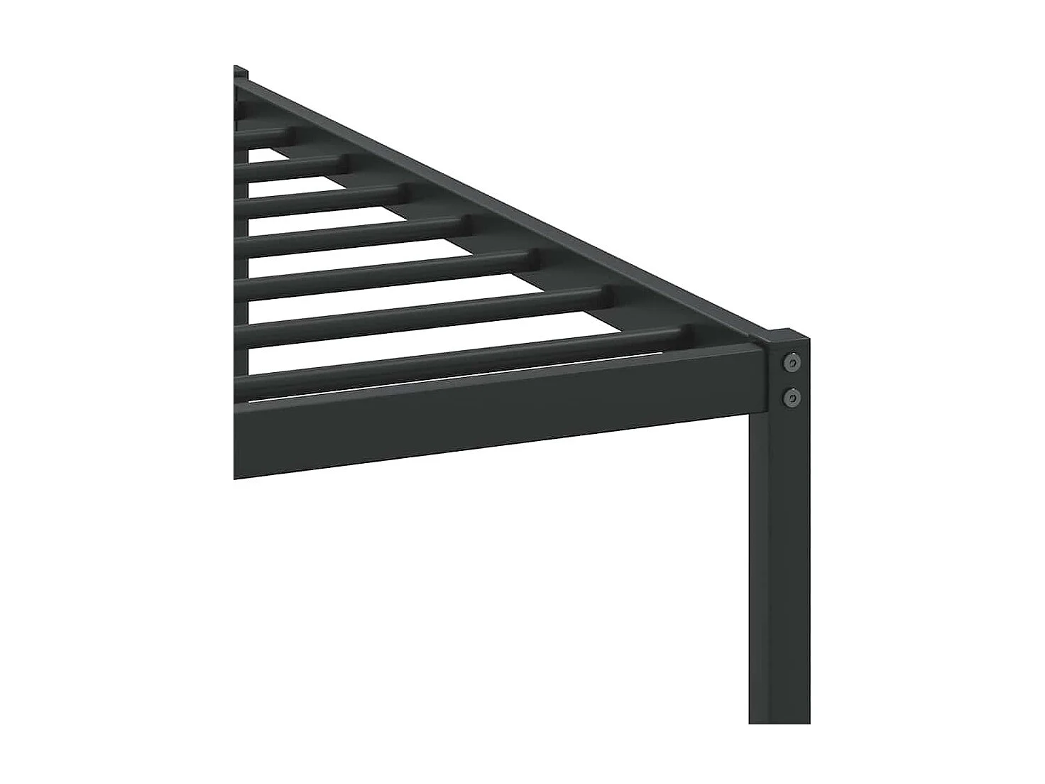 Cadre de lit sans matelas chêne sonoma 200x200 cm