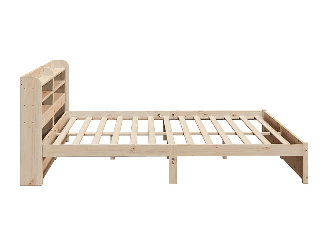 Cadre de lit avec tête de lit sans matelas 200x200 cm