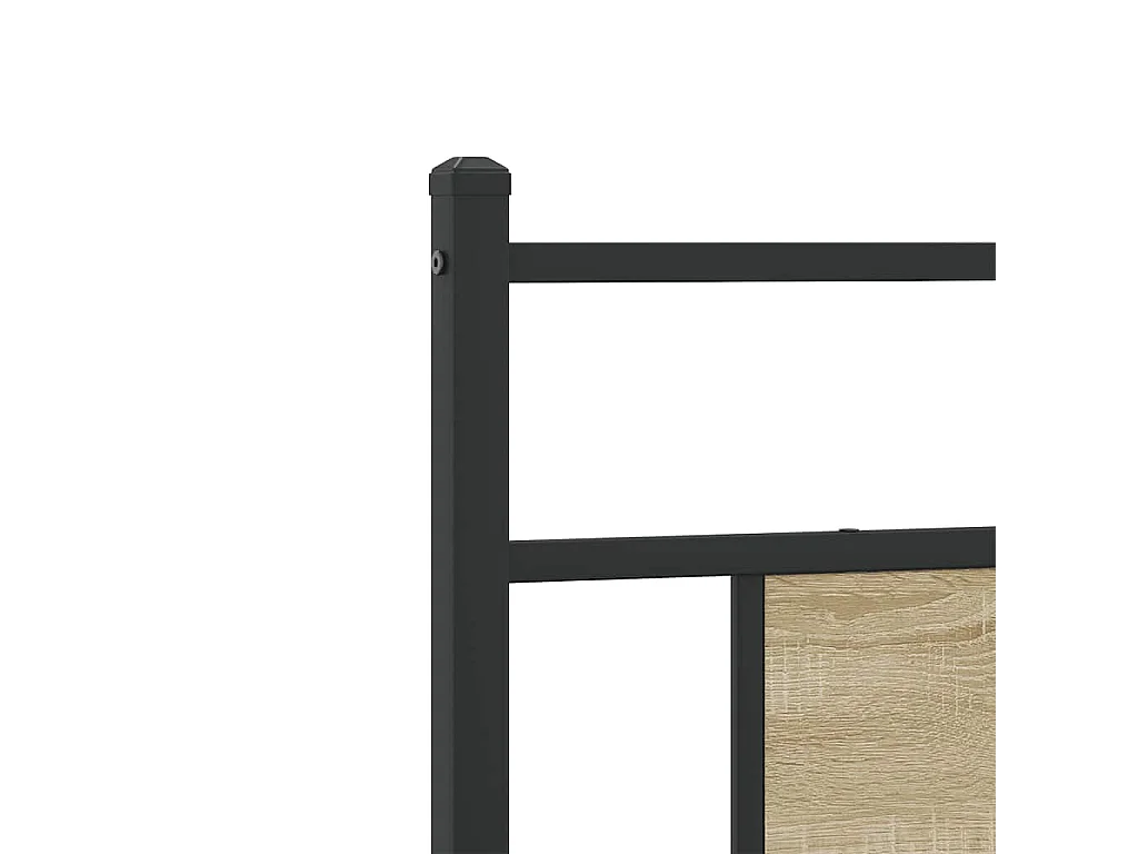 Cadre de lit sans matelas chêne sonoma 100x200 cm