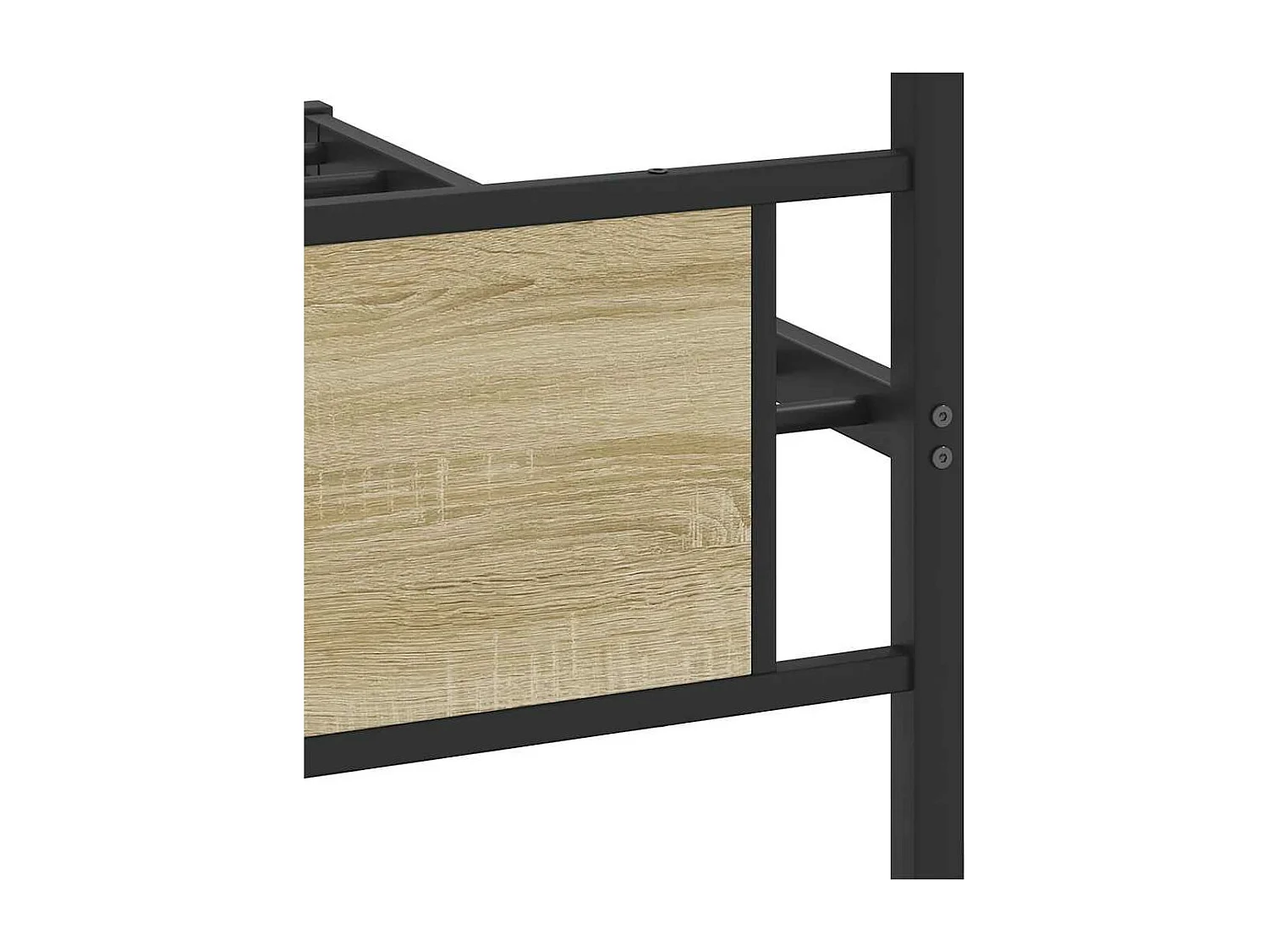 Cadre de lit sans matelas chêne sonoma 100x200 cm