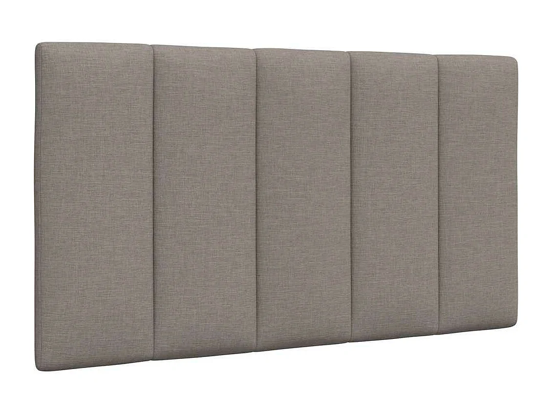 Cadre de lit sans matelas taupe 90x200 cm tissu