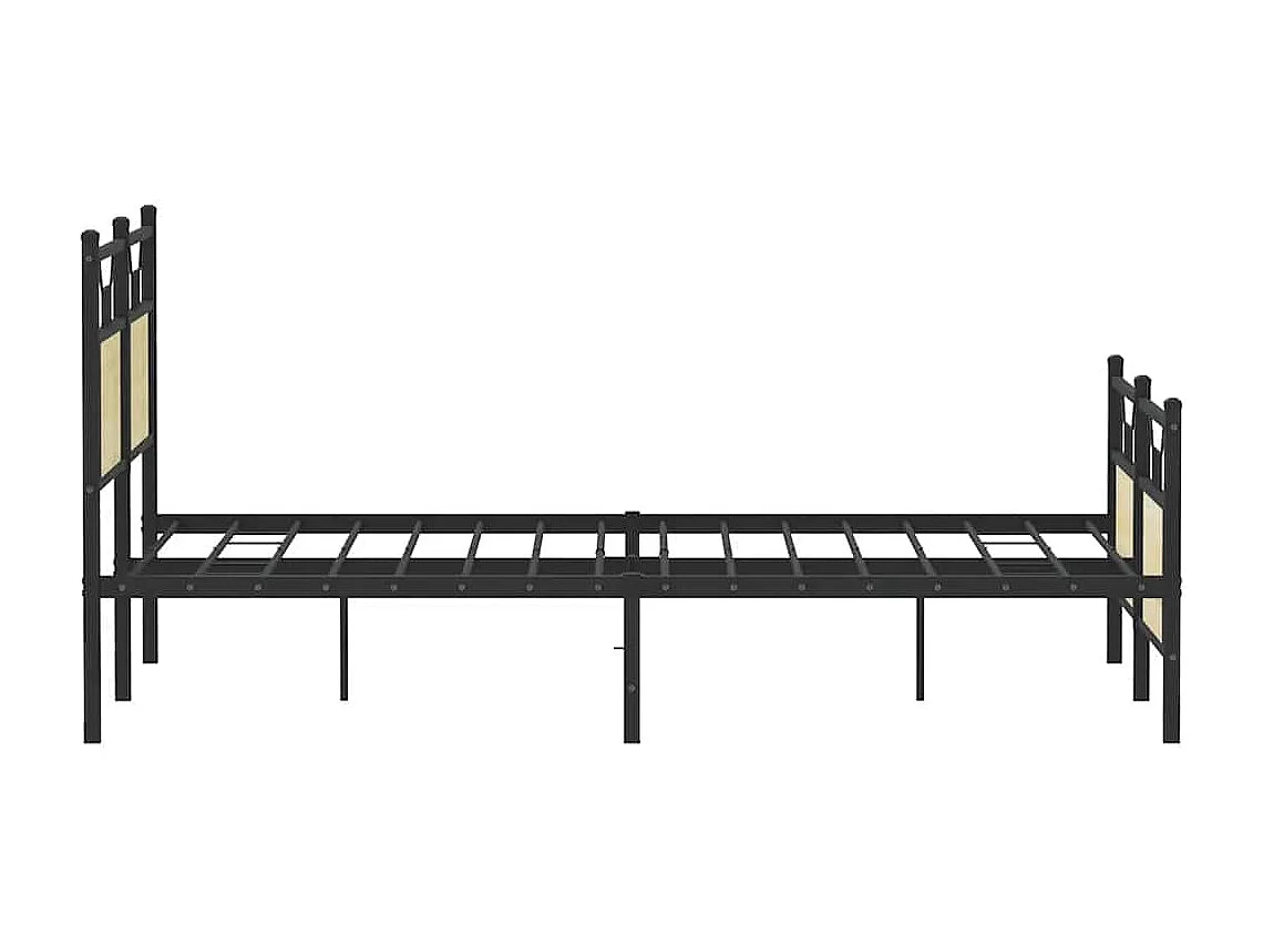 Cadre de lit sans matelas chêne sonoma 140x200 cm