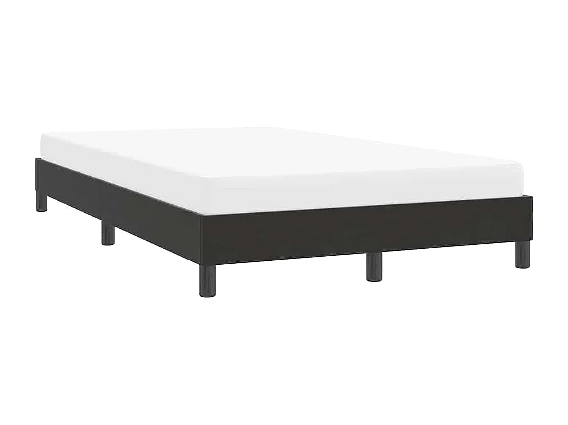 Estrutura de cama sem colchão 120x220 cm Veludo preto