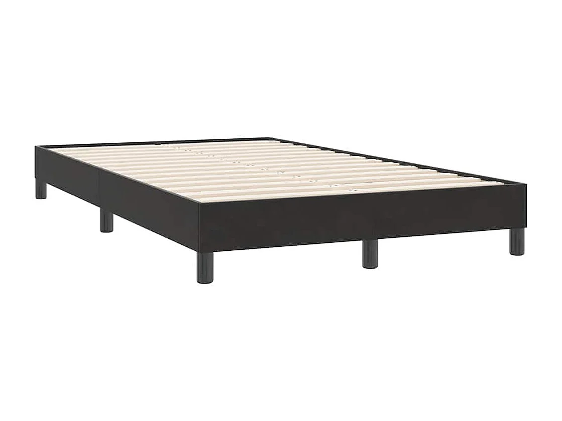Estrutura de cama sem colchão 120x220 cm Veludo preto