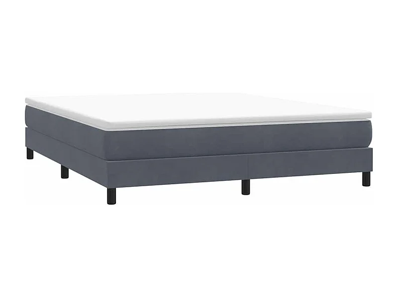 Sommier à lattes de lit sans matelas 180x210 cm velours