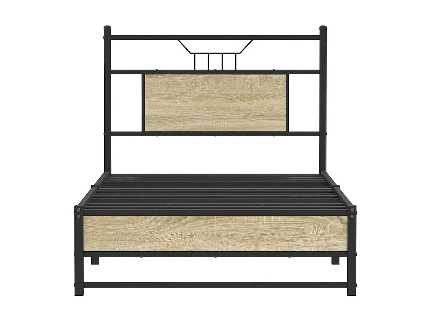 Bedframe zonder matras hout sonoma eikenkleurig 80x200 cm