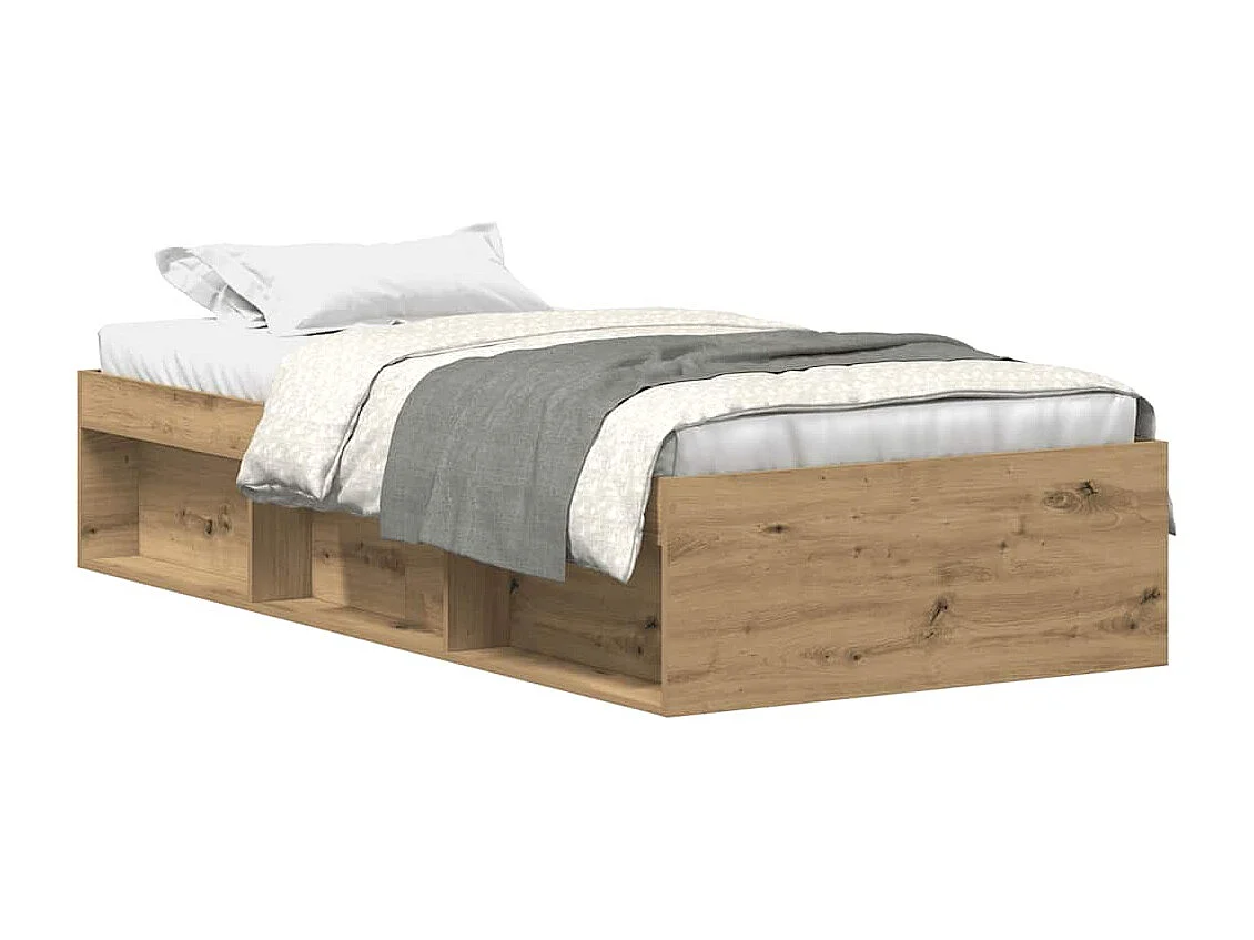 Estrutura de cama sem colchão 90x190cm derivados de madeira