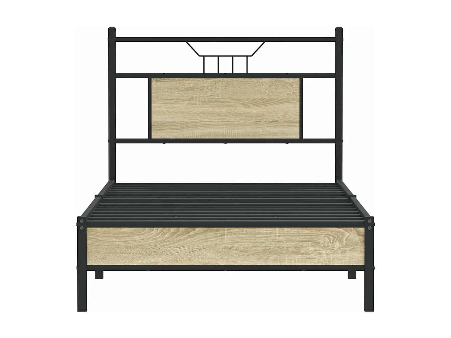 Cadre de lit sans matelas chêne sonoma 90x200 cm