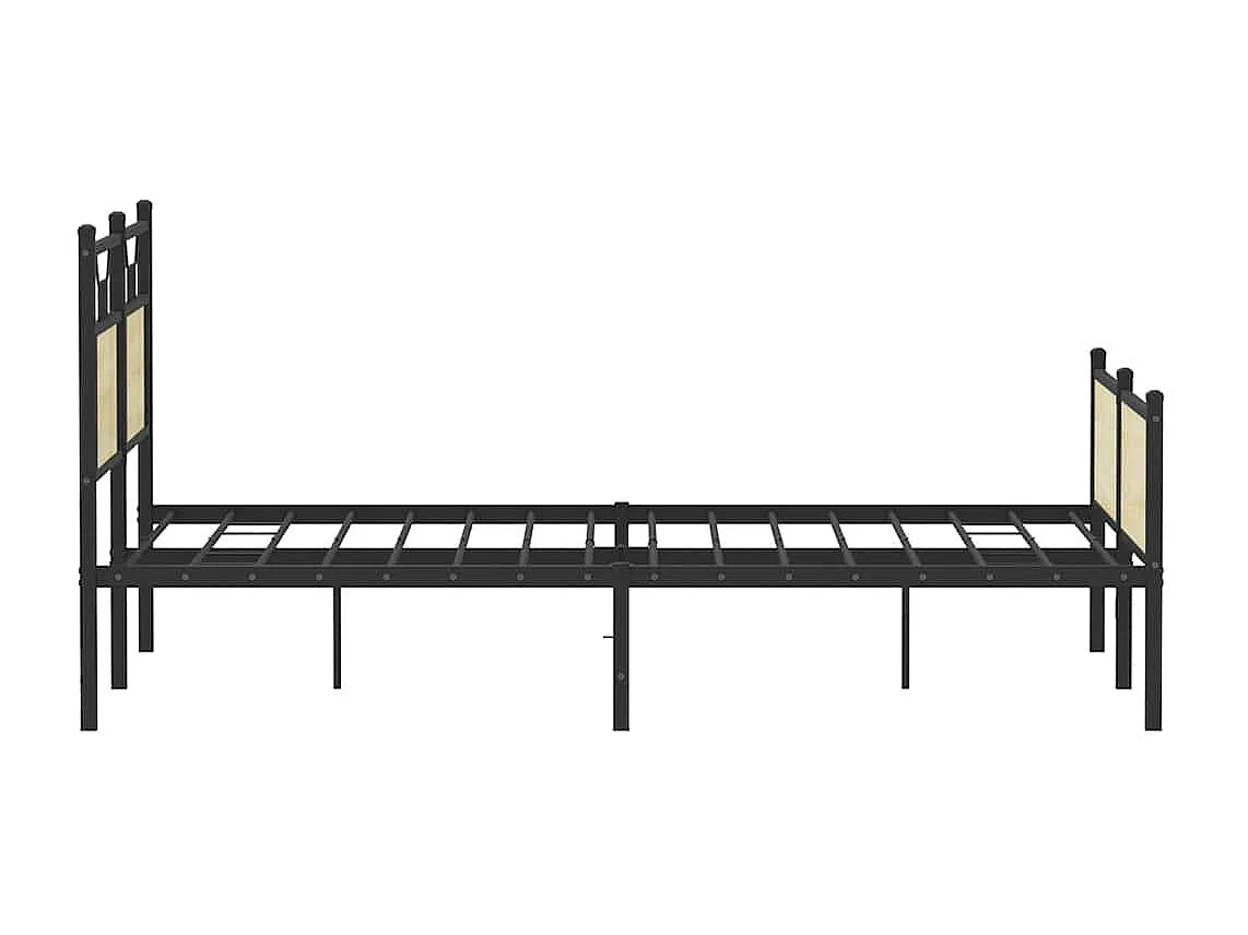 Estructura de cama sin colchón madera roble Sonoma 150x200 cm