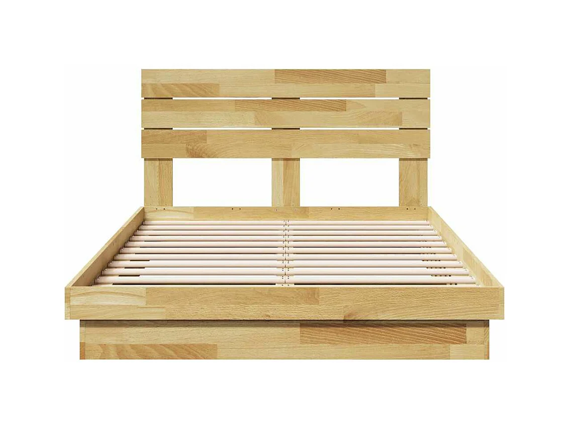 Cadre de lit avec tête de lit sans matelas 120x190 cm