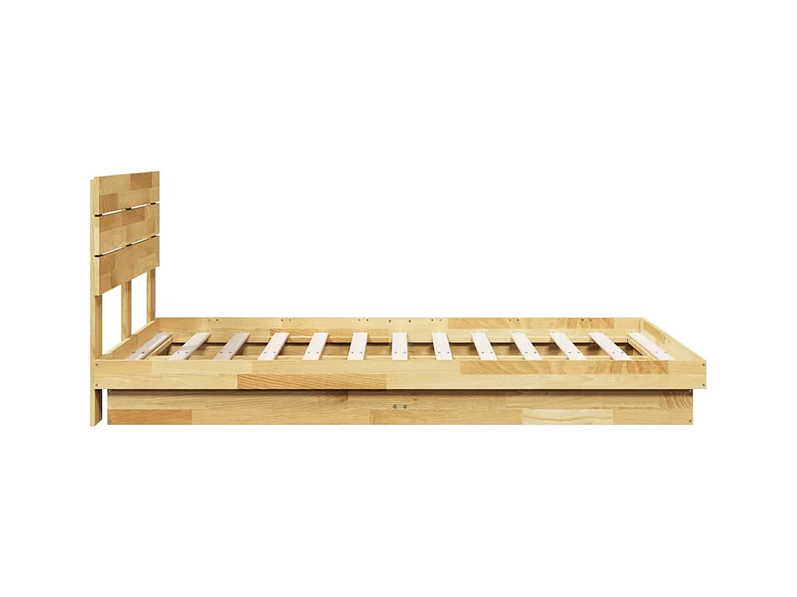 Cadre de lit avec tête de lit sans matelas 120x190 cm