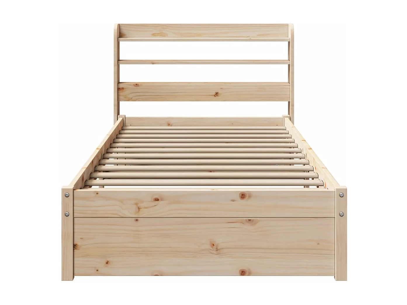 Cadre de lit avec tête de lit sans matelas 90x190 cm