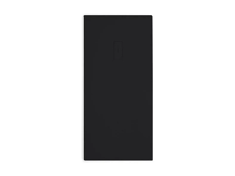 Piatto doccia ultrasottile 70 x 200 cm FUSENCE in resina finitura ardesia nero