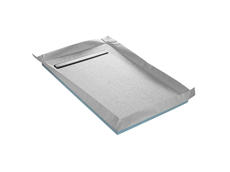 Duschwannensystem für geflieste Duschböden LINEBOARD 100 x 100 cm