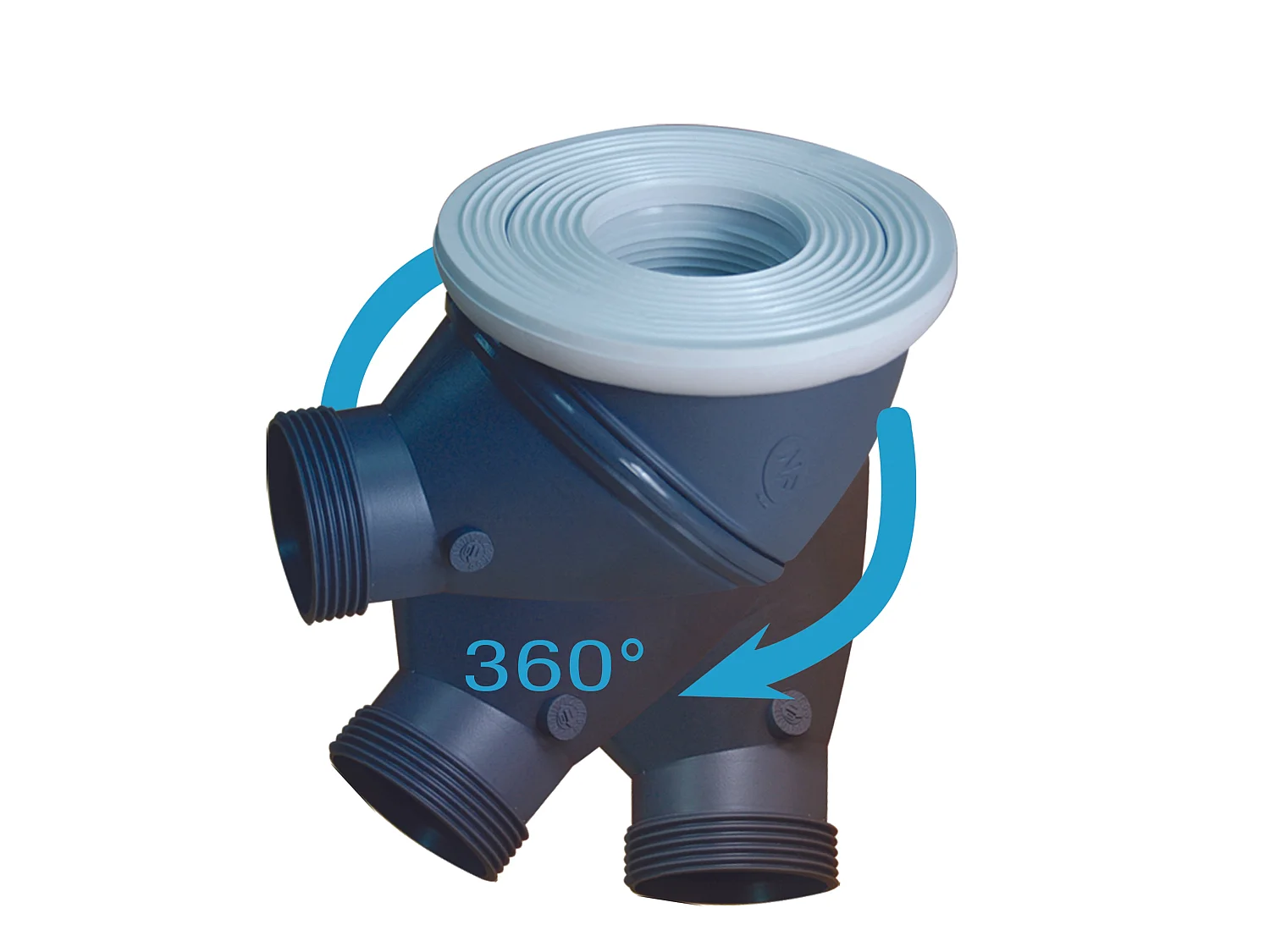 Duschwannensystem für geflieste Duschböden LINEBOARD 100 x 100 cm