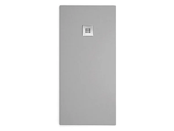 Piatto doccia ultrasottile 100 x 130 cm MARIANA in resina finitura ardesia cemento