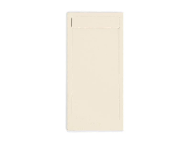Piatto doccia ultrasottile 80 x 150 cm QUERA in resina finitura ardesia sabbia