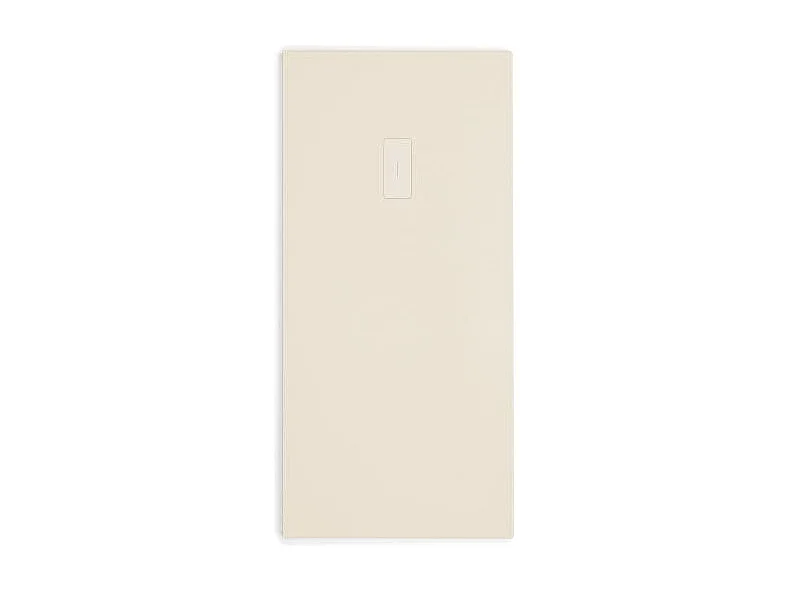 Piatto doccia ultrasottile 70 x 200 cm FUSENCE in resina finitura ardesia sabbia