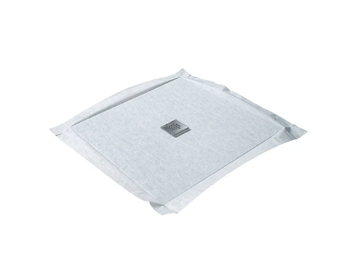 Duschwannensystem für geflieste Duschböden FLATBOARD 100 x 100 cm