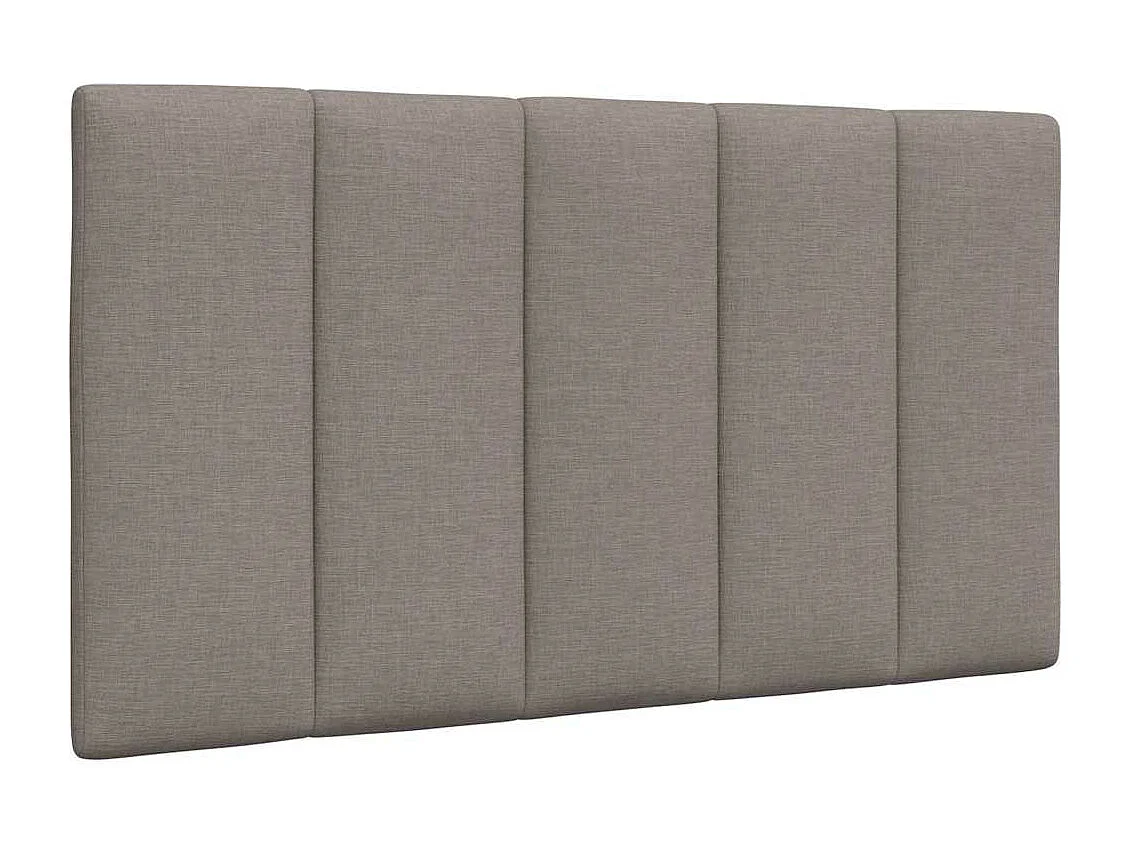 Cadre de lit sans matelas taupe 90x190 cm tissu