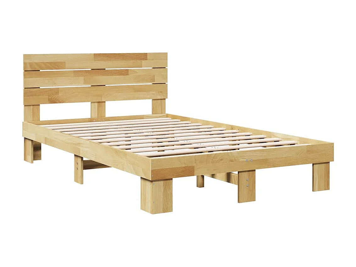 Estructura de cama con cabecero sin colchón 120x200 cm