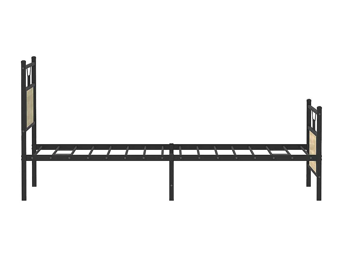 Cadre de lit sans matelas chêne sonoma 80x200 cm