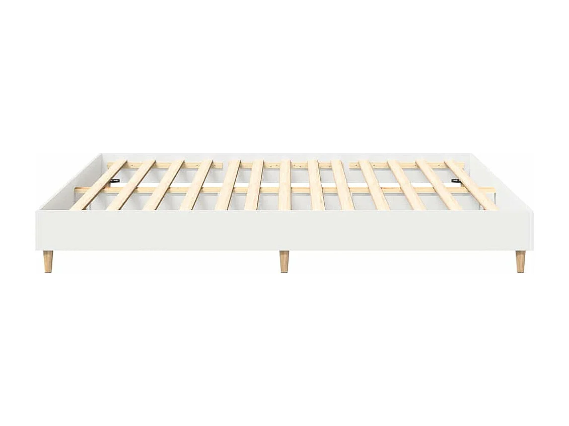 Bedframe zonder matras 160x200 cm spaanplaat wit