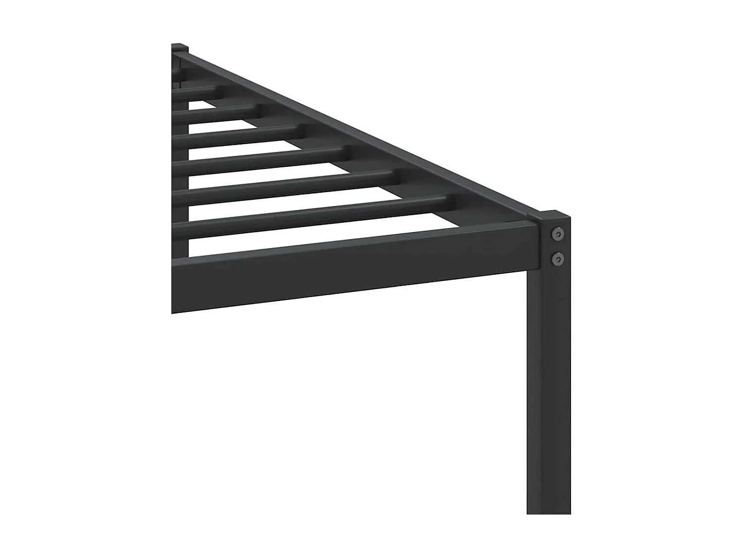 Cadre de lit sans matelas chêne fumé 100x200 cm bois ingénierie