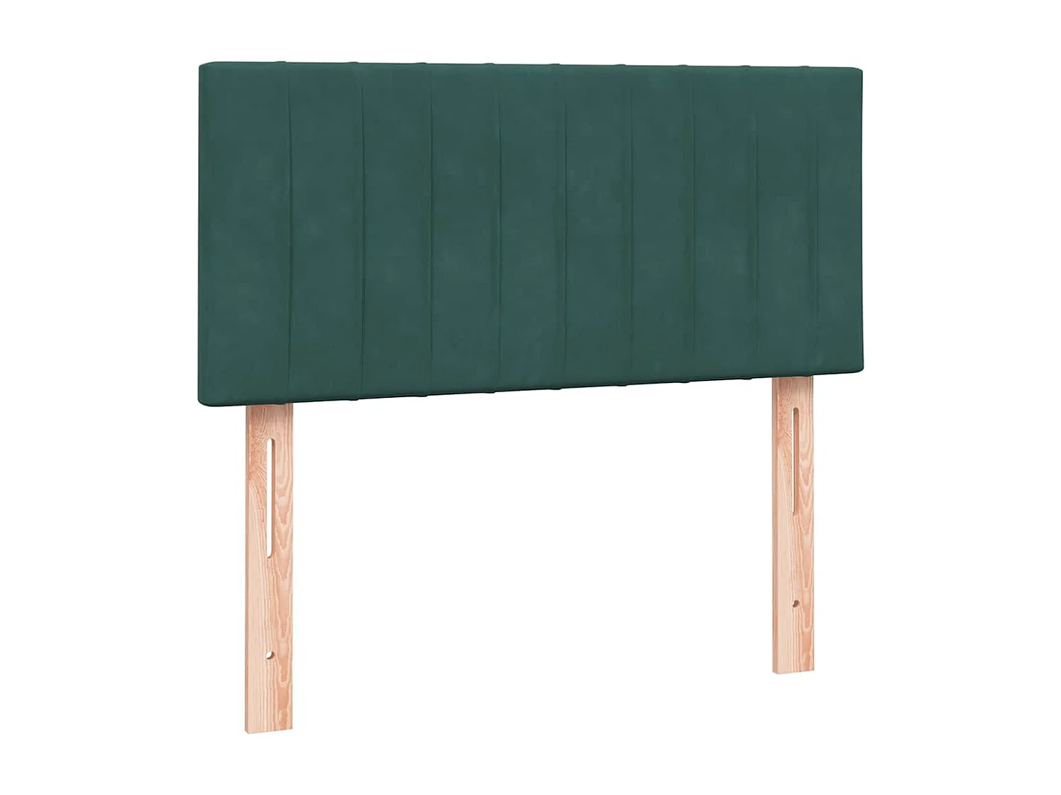 Cama com molas/colchão verde-escuro 80x220 cm veludo