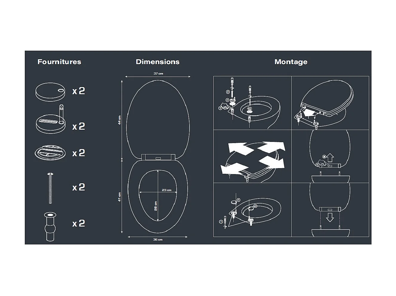 Abattant WC Thermodur Feuillage GARDEN