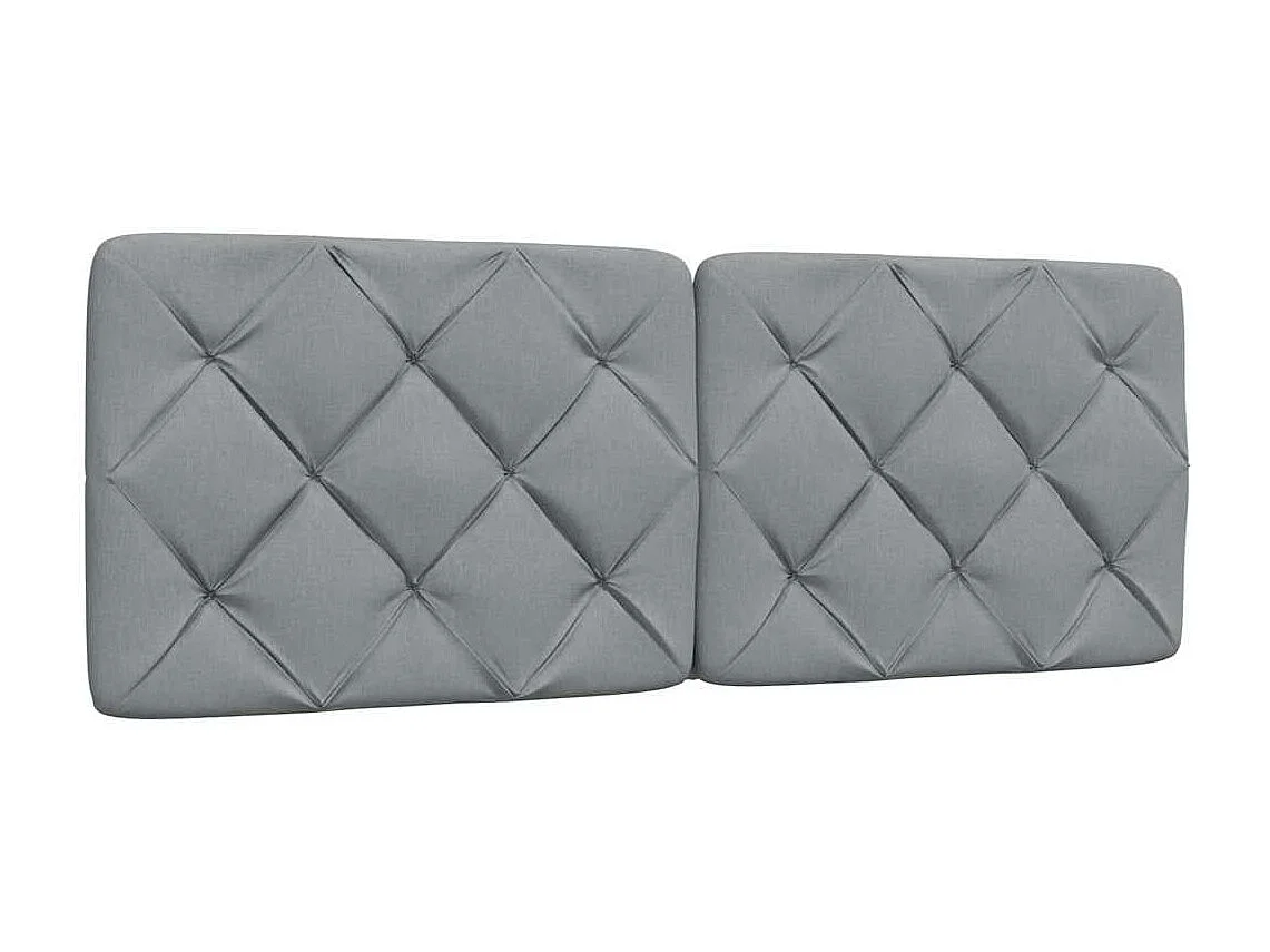 Bed met matras stof lichtgrijs 120x200 cm