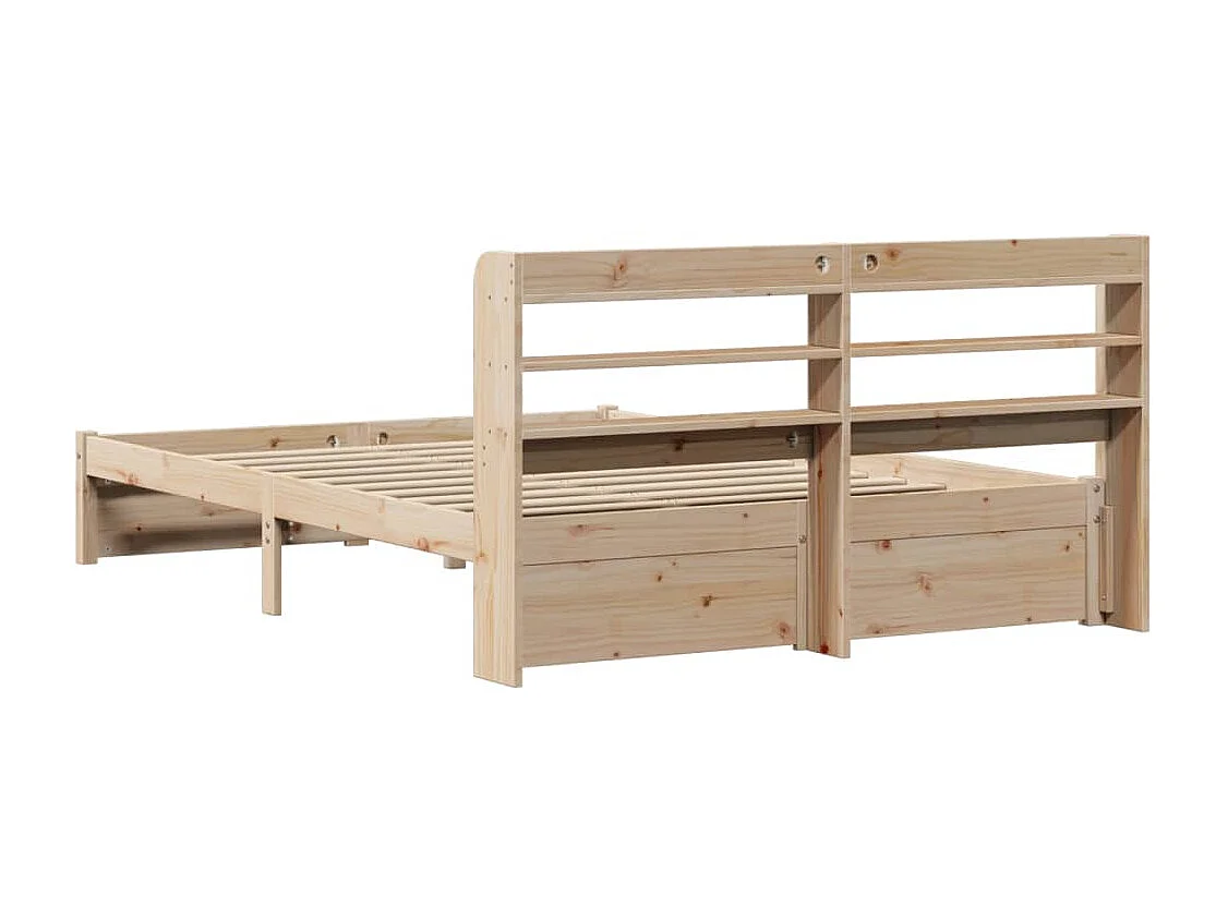 Cadre de lit avec tête de lit sans matelas 120x200 cm