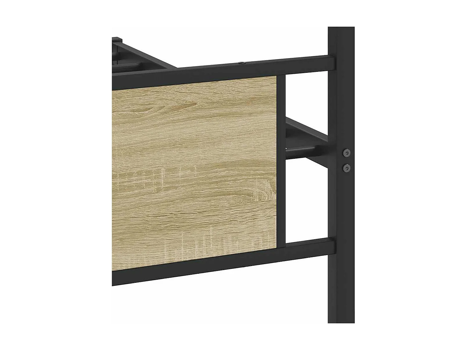 Cadre de lit sans matelas chêne sonoma 100x190 cm