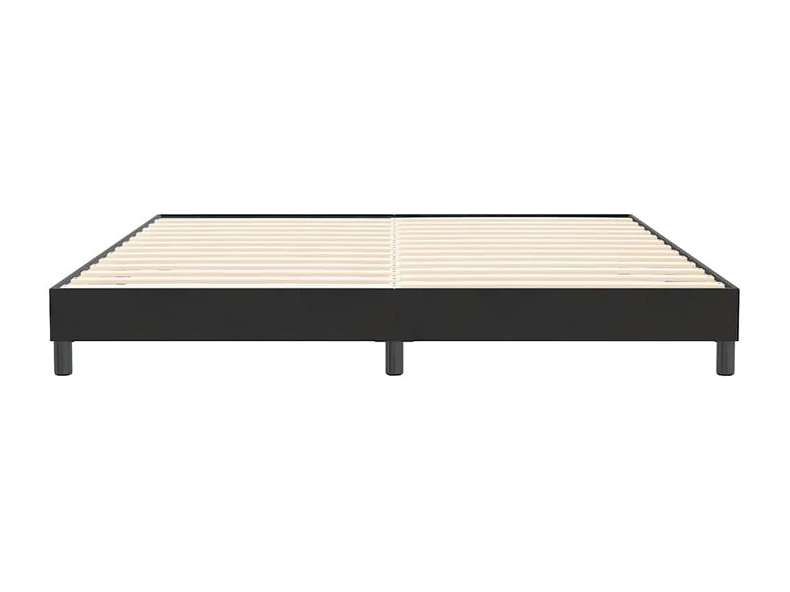 Cadre de lit sans matelas noir 200x210 cm velours