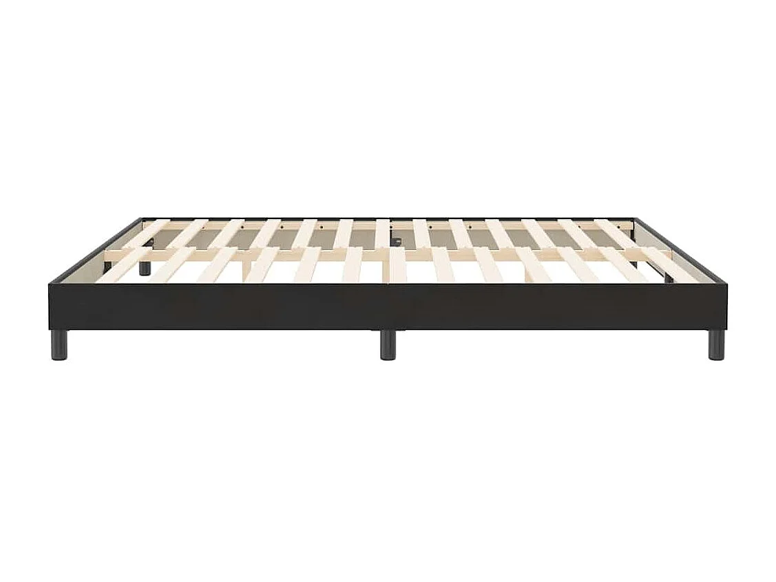 Cadre de lit sans matelas noir 200x210 cm velours