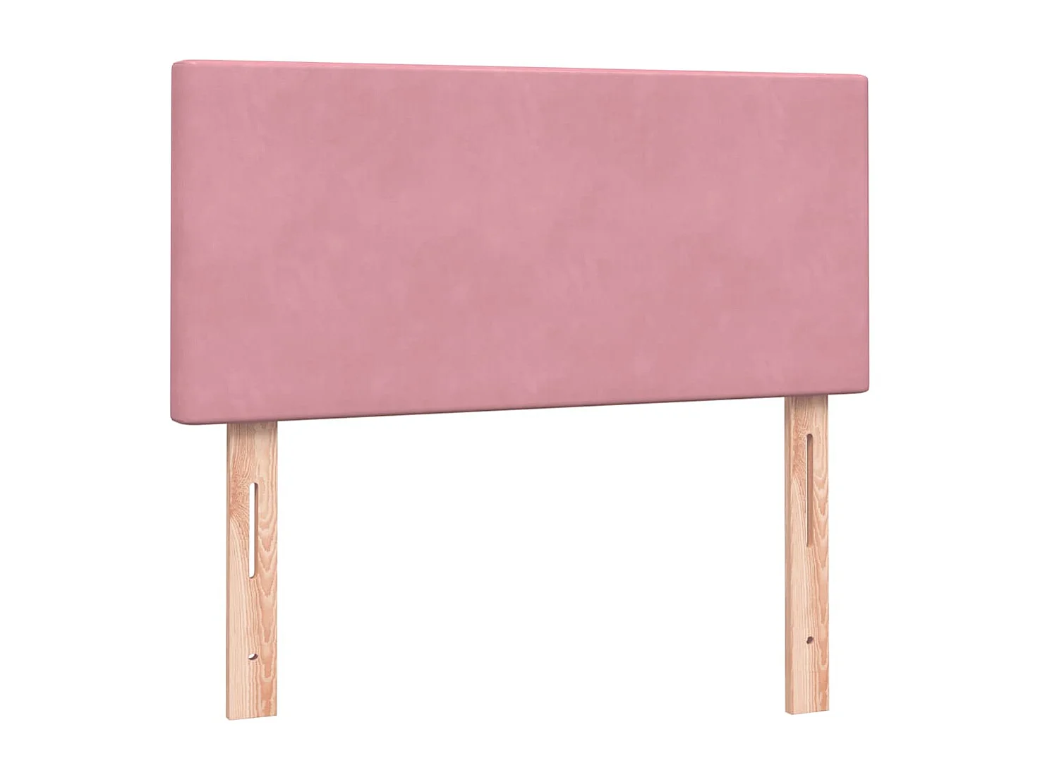 Cama com molas/colchão rosa 90x220 cm veludo