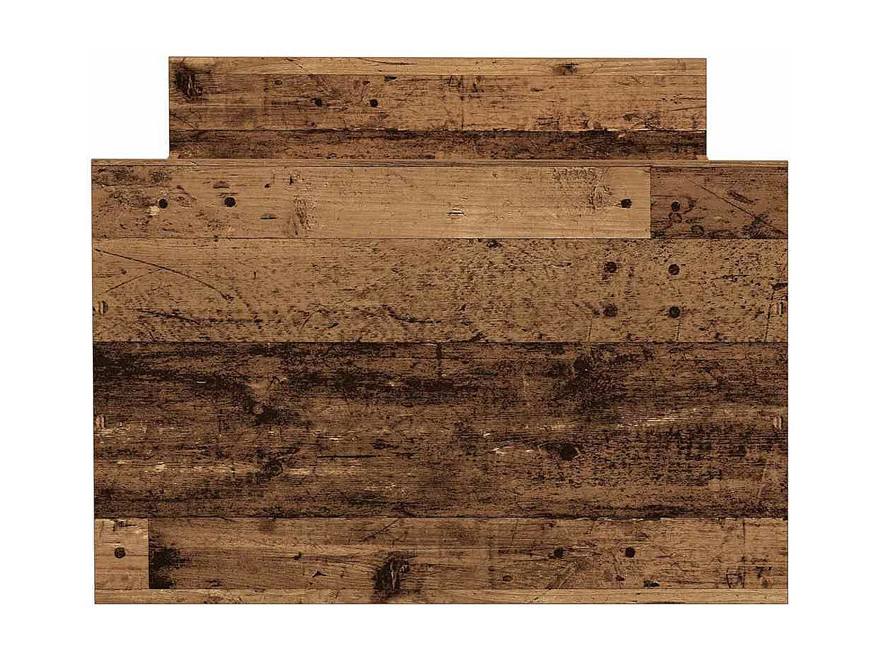 Cadre de lit sans matelas vieux bois 100x200 cm bois ingénierie