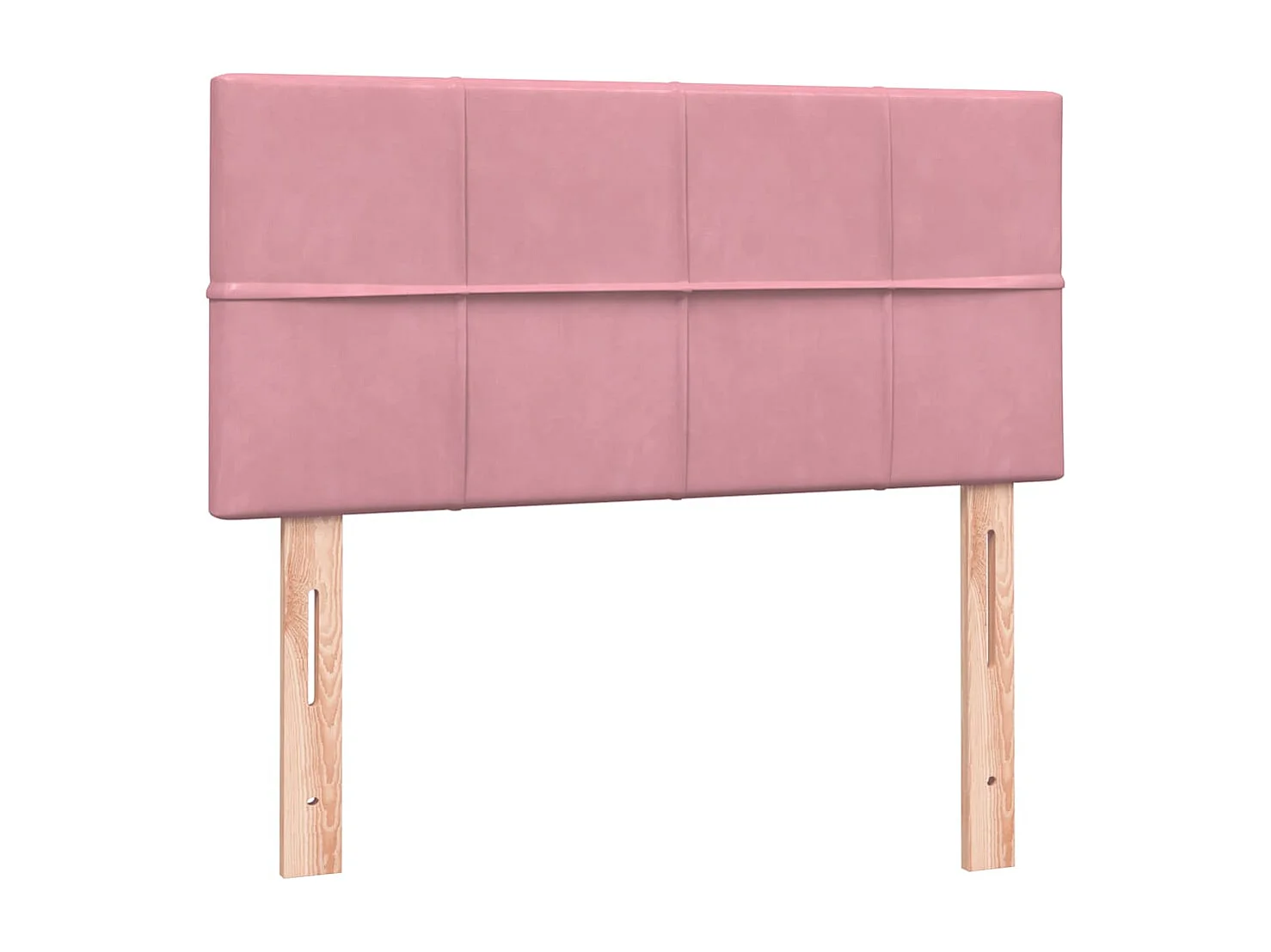Cama com molas/colchão 80x220 cm veludo rosa