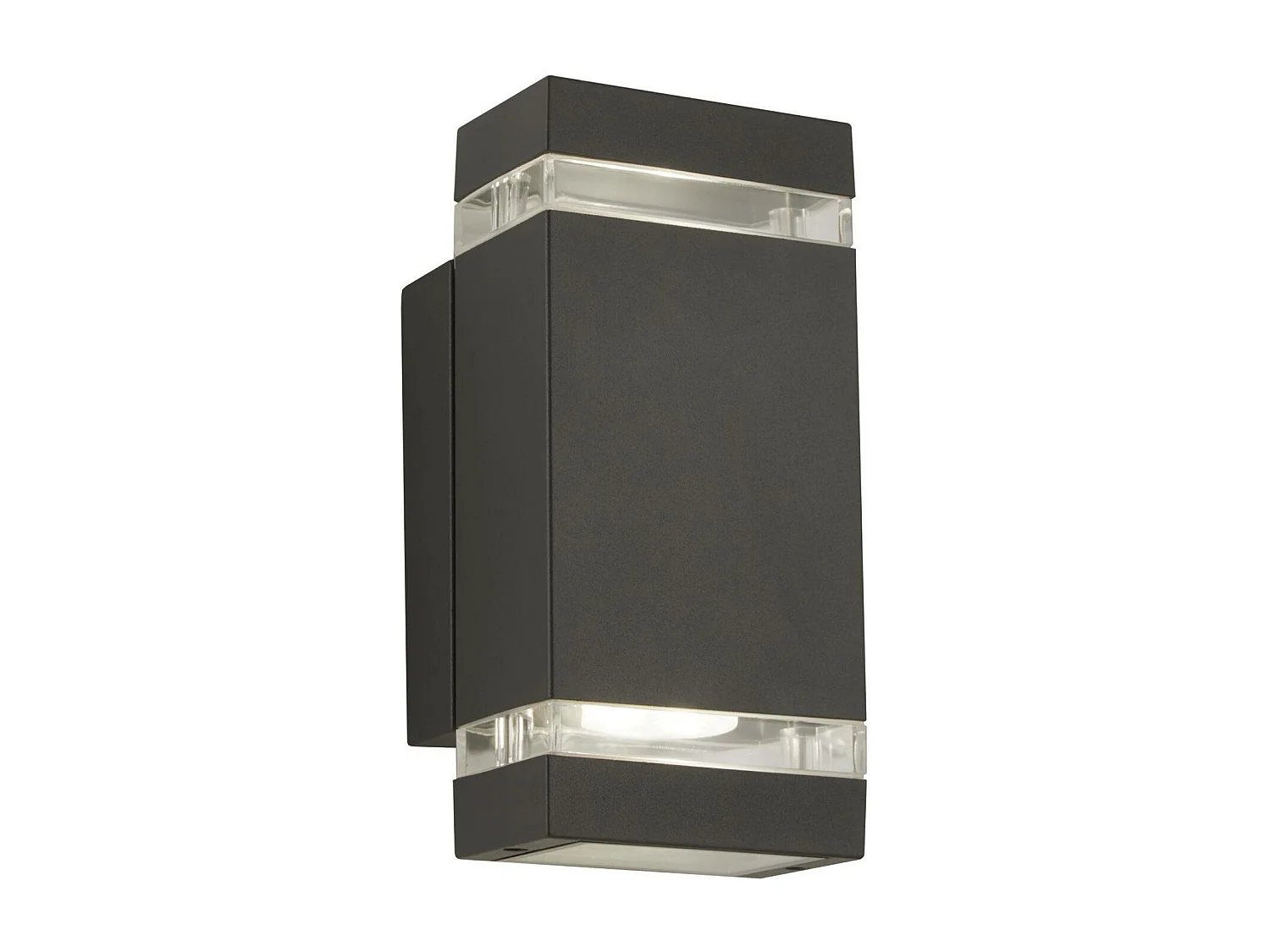 Searchlight Outdoor Mur extérieur à 2 lumières haut et bas gris IP44, GU10