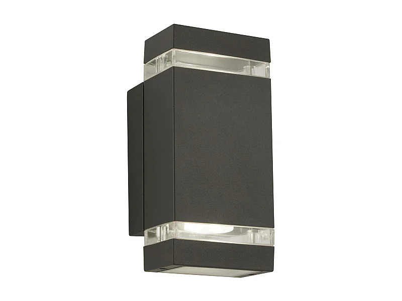 Searchlight 2 Ljus Utomhus Upp & Ned Vgglampa Gr IP44, GU10