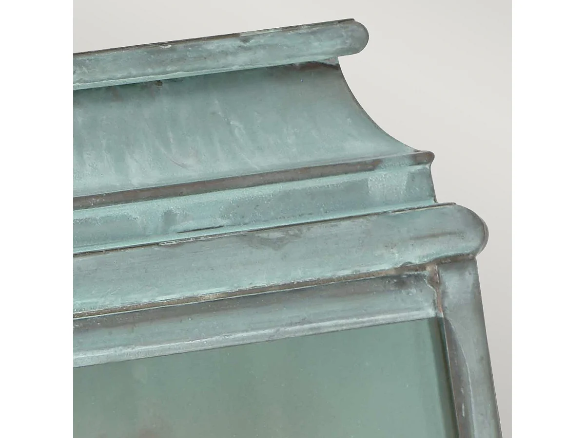 Elstead St Martins - Lanterna da parete 1 luce per esterno Light Verdigris IP44, E27