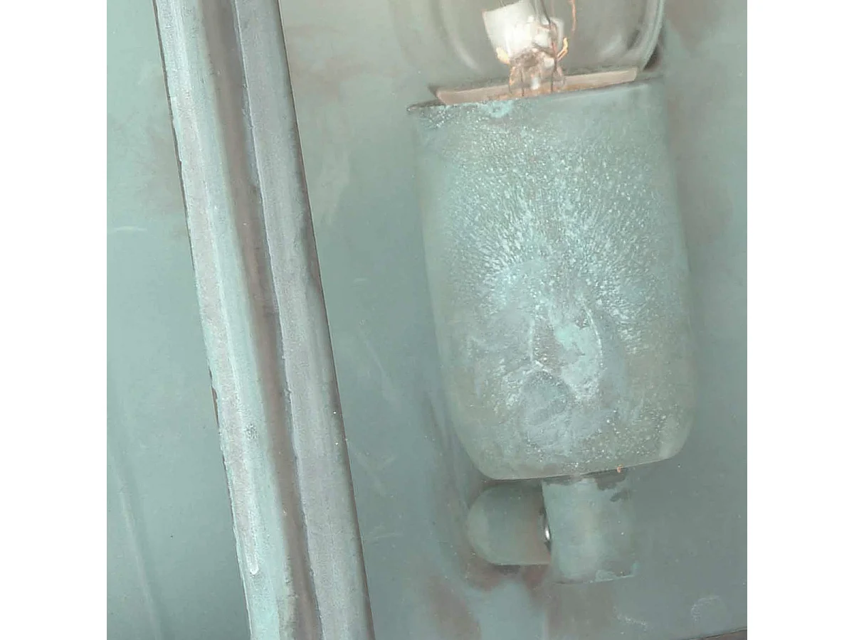 Elstead St Martins - Lanterna da parete 1 luce per esterno Light Verdigris IP44, E27